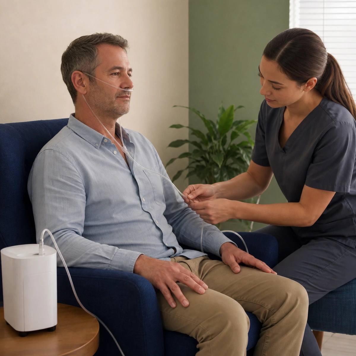 Molecular hydrogen inhalation, guided by Dr. Tsai at Advanced Acupuncture